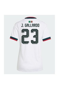 Meksiko Jesus Gallardo #23 Jalkapallovaatteet Naisten Vieraspaita MM-kisat 2026 Lyhythihainen